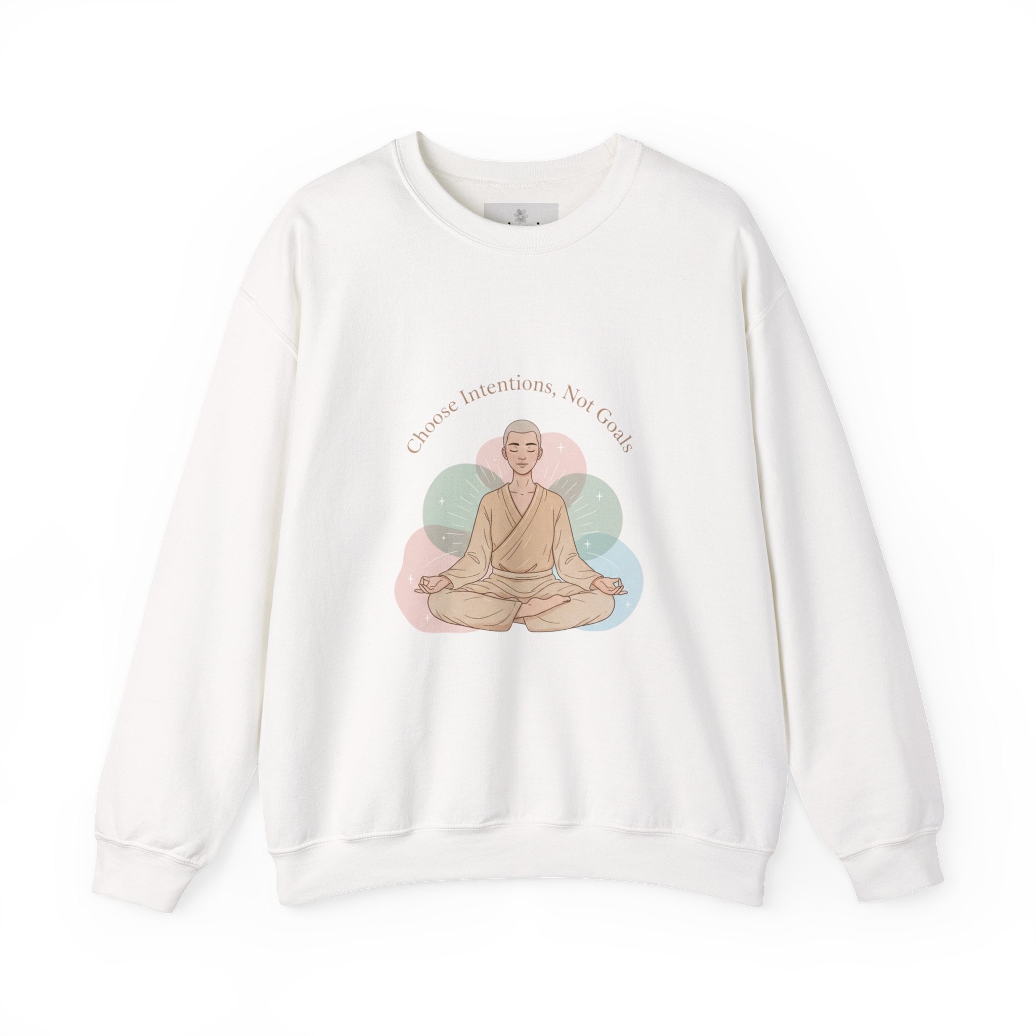 Intentional New Year Crewneck Sweatshirt — Achievable Goals Cozy Sweatshirt