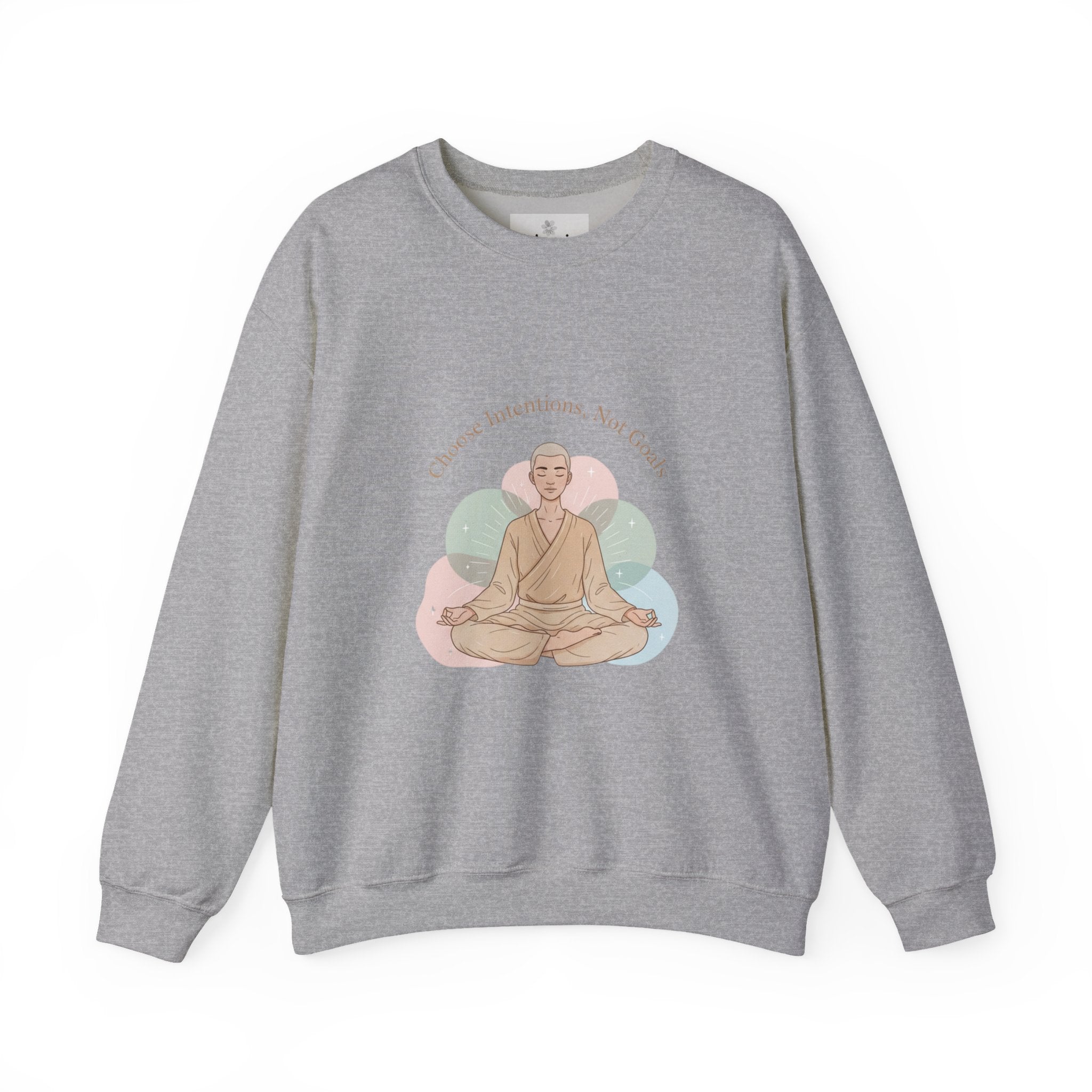 Intentional New Year Crewneck Sweatshirt — Achievable Goals Cozy Sweatshirt
