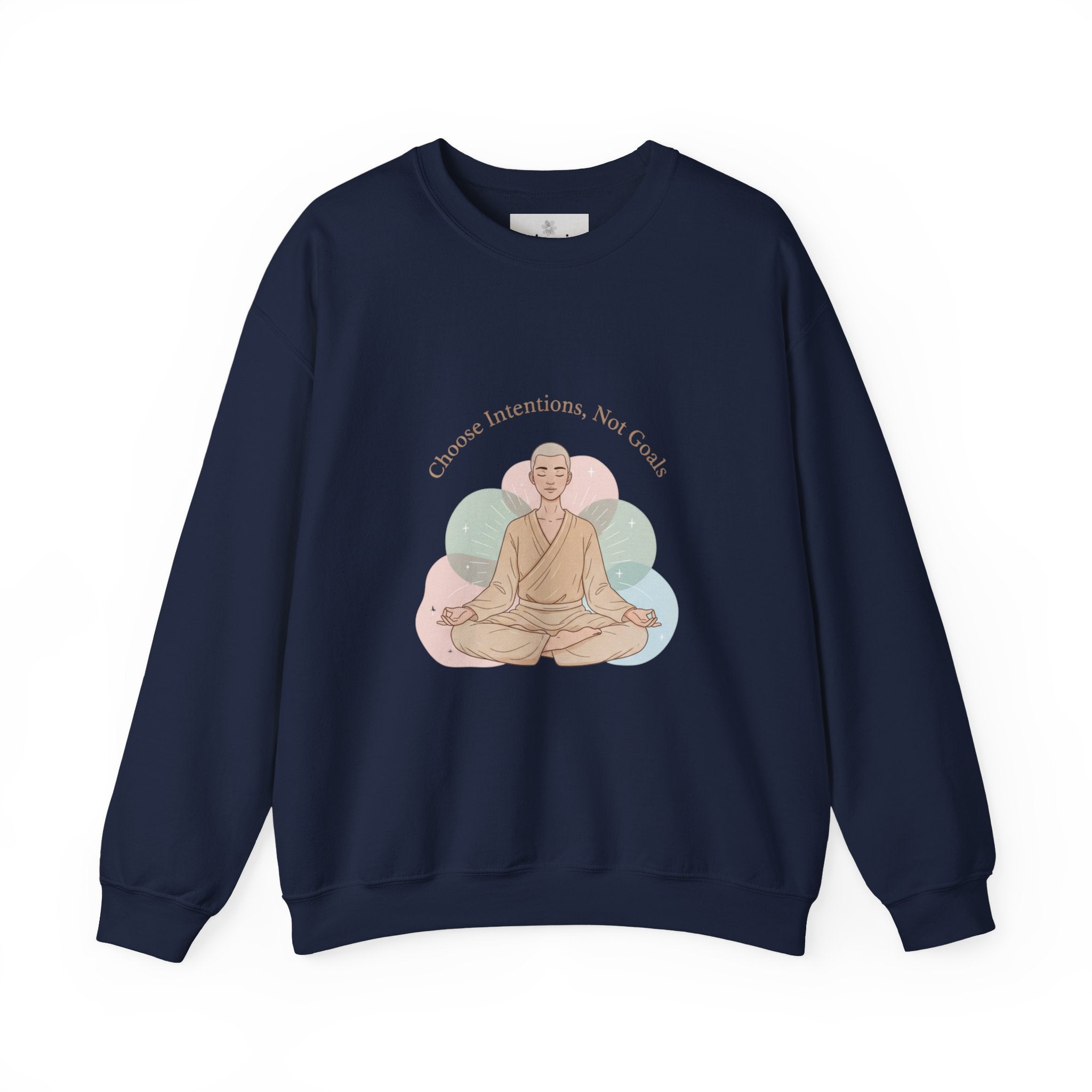 Intentional New Year Crewneck Sweatshirt — Achievable Goals Cozy Sweatshirt