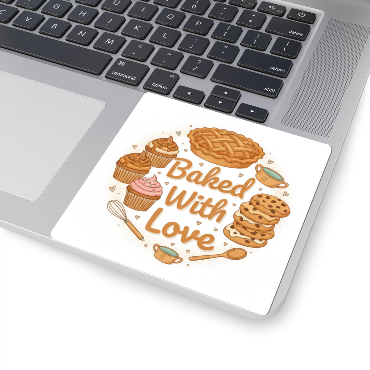 Baking-Themed Kiss-Cut Stickers — Cute Bakery Icons for Laptops, Water Bottles & Notebooks