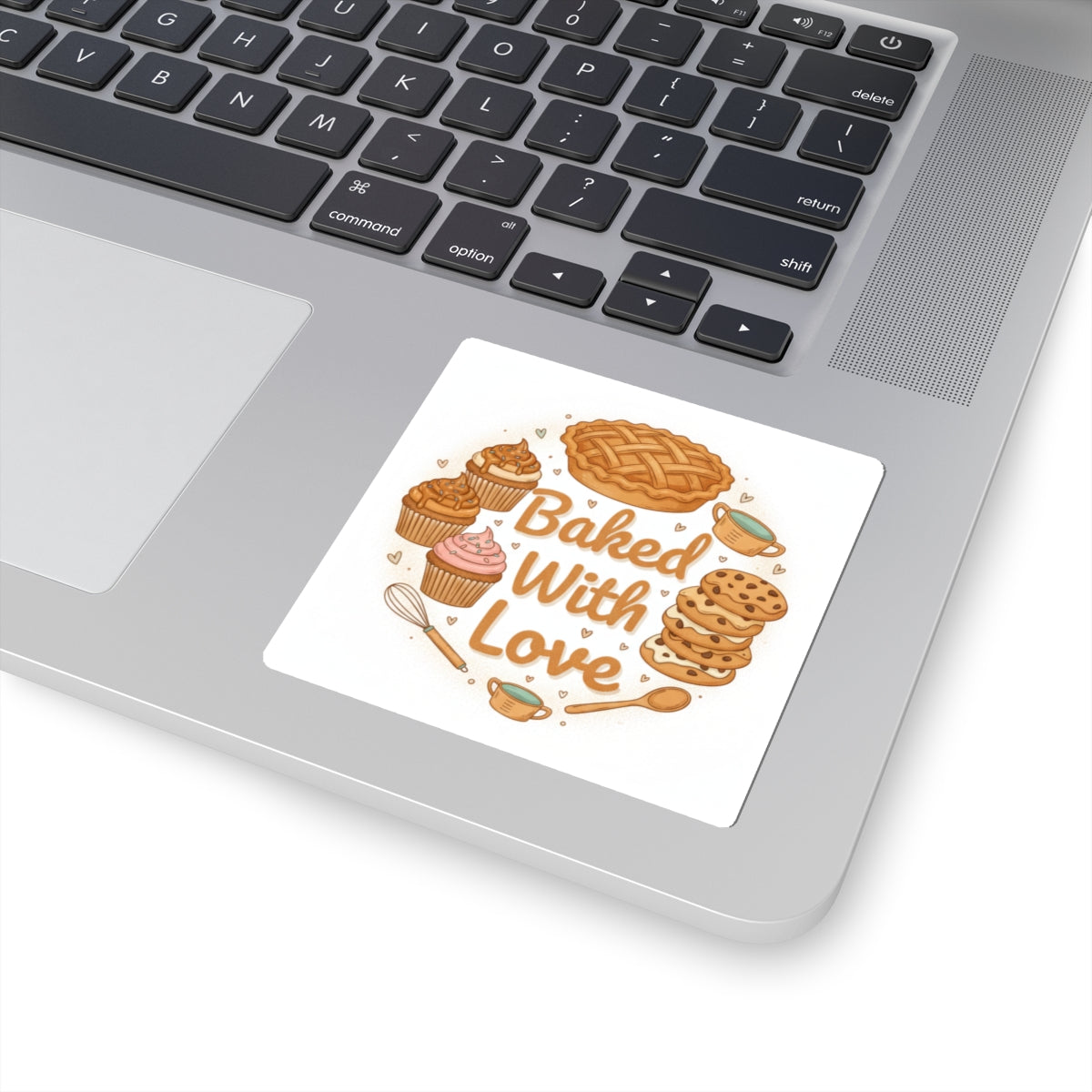 Baking-Themed Kiss-Cut Stickers — Cute Bakery Icons for Laptops, Water Bottles & Notebooks