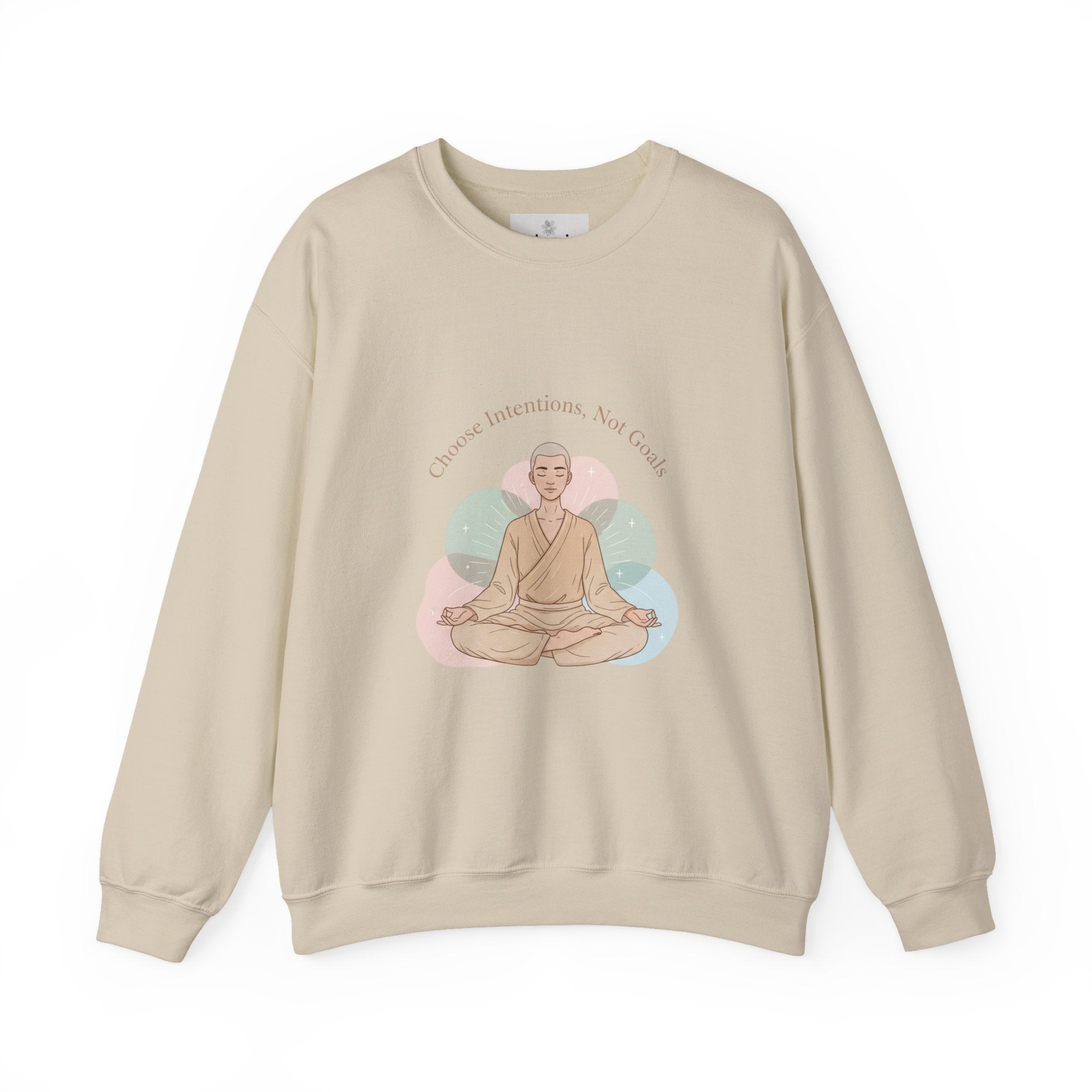 Intentional New Year Crewneck Sweatshirt — Achievable Goals Cozy Sweatshirt